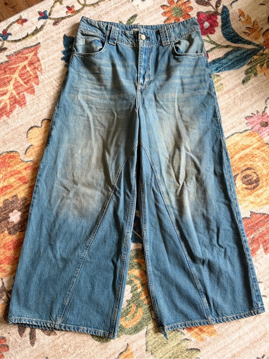 Free People Denim - Free People Wide Leg Jeans